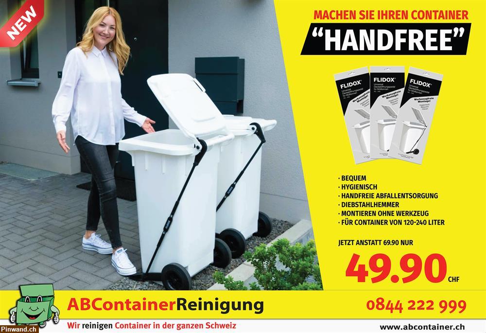 Bild 1: Machen Sie Ihren Container jetzt "HAND-FREE" mit dem FLIDOX