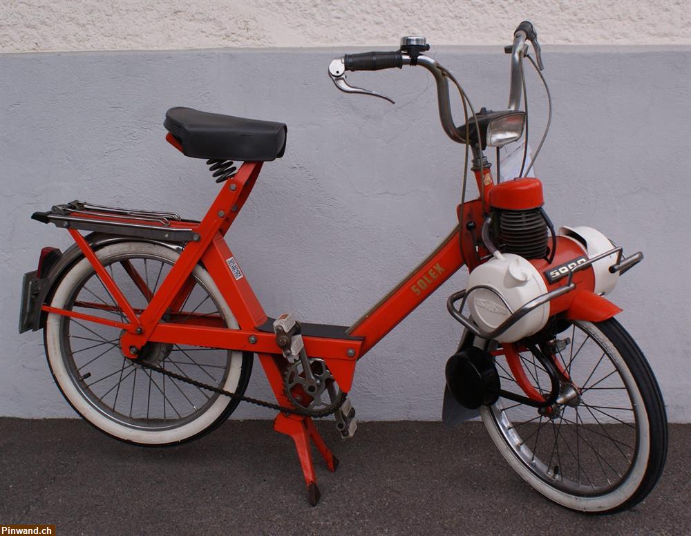 Bild 1: Velosolex 5000 orange mit Prüfbericht zu verkaufen