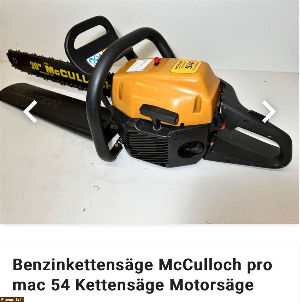 Bild 1: Neue Benzin Motorsäge MC Culloch zu verkaufen