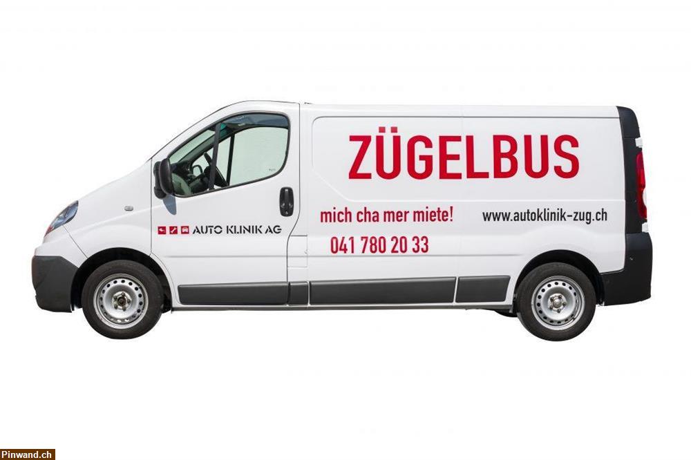 Bild 1: ZÜGELBUS zu vermieten