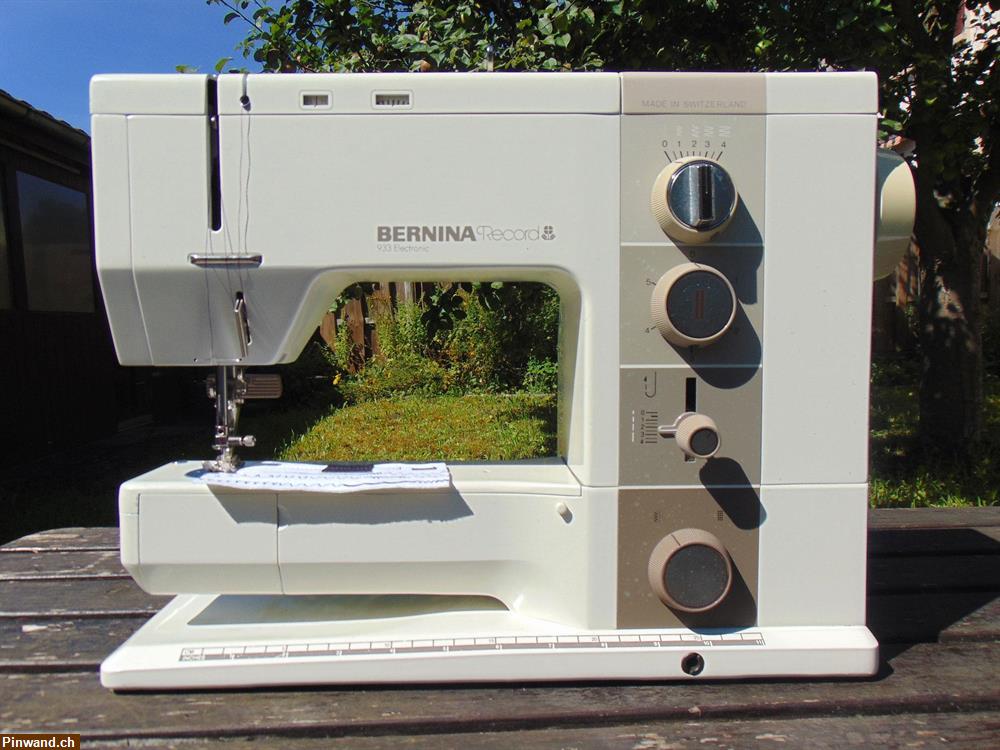 Bild 1: Nähmaschine Bernina record 933 electronic, ab Service zu verkaufen