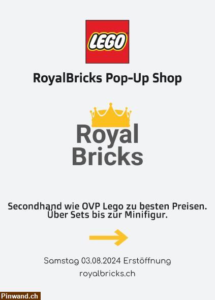 Bild 1: RoyalBricks Secondhand Lego Pop Up Shop am 03.08.2024