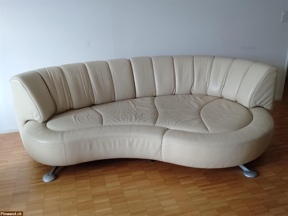 Bild 1: De Sede DS164 / 30 Designer Leder Sofa mit Slide Funktion