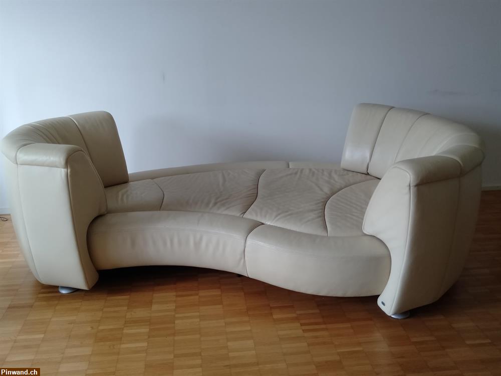 Bild 2: De Sede DS164 / 30 Designer Leder Sofa mit Slide Funktion