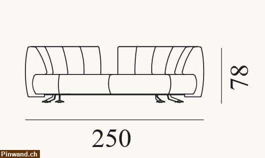 Bild 4: De Sede DS164 / 30 Designer Leder Sofa mit Slide Funktion