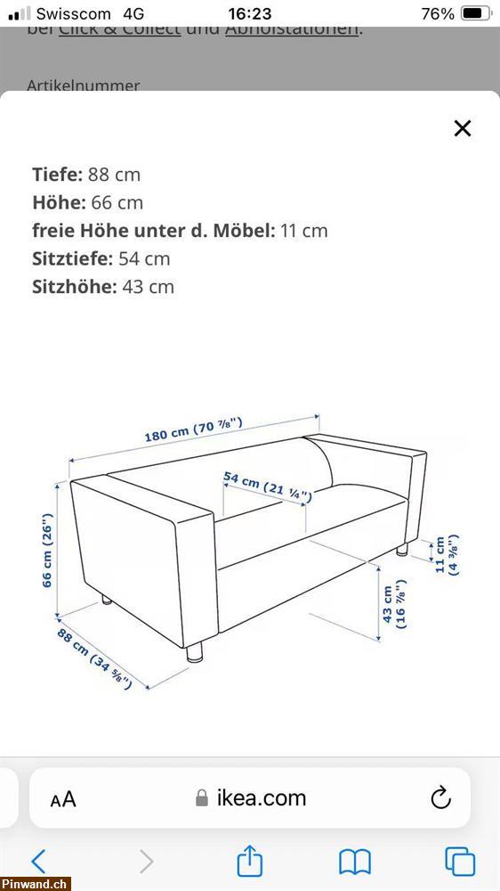 Bild 1: Gratis Klippan Sofa guter Zustand zu verschenken