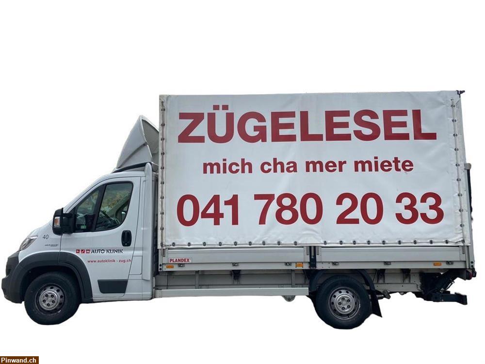 Bild 2: Zügelesel mit Hebebühne