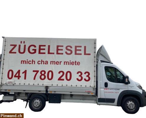 Bild 2: Zügelesel mit Hebebühne