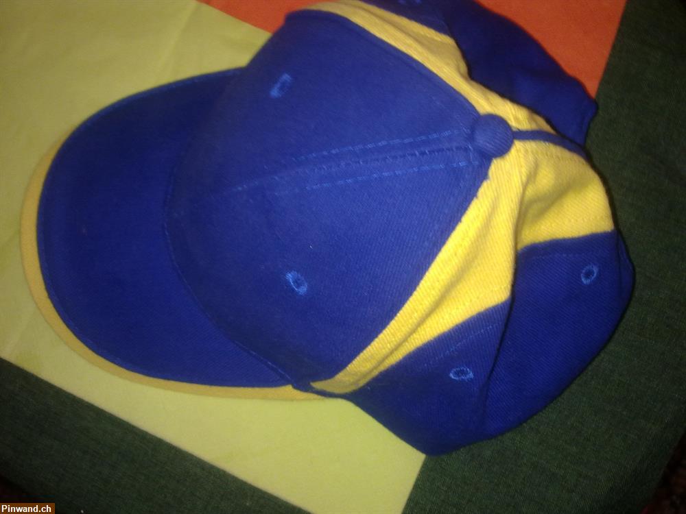 Bild 3: Baseball-Cap in Blau-Gelb - Grösse zum Verstellen