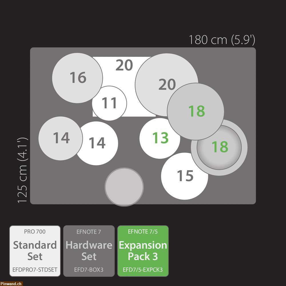 Bild 2: EFNOTE Pro 703 drumset zu verkaufen