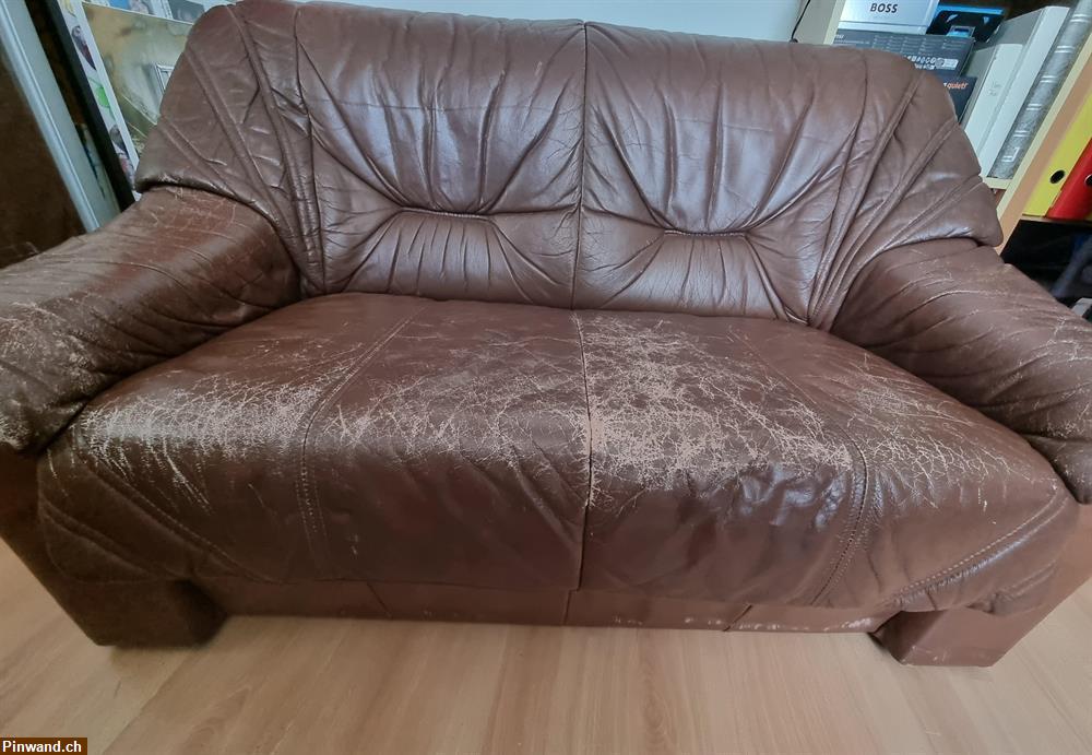 Bild 1: Ledersofa gratis zum Abholen