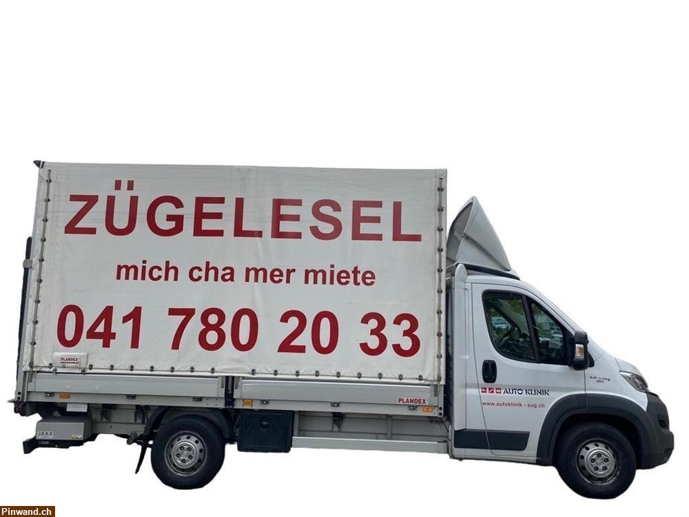 Bild 2: Zügelesel mit Hebebühne