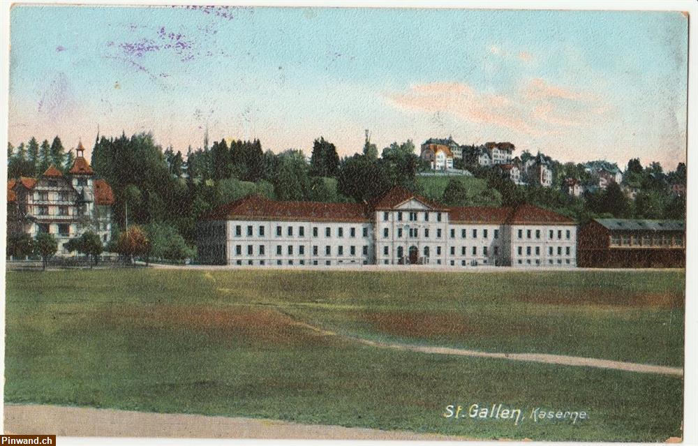 Bild 1: St. Gallen, Kaserne - (1917) zu verkaufen