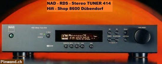 Bild 1: N A D HIFI - TUNER  Modell: 414 RDS Tuner zu verkaufen