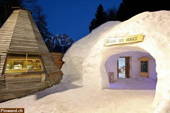 Bild 1: Fondue Iglu für 2 Personen in Leysin (VD) Gutschein zu verkaufen