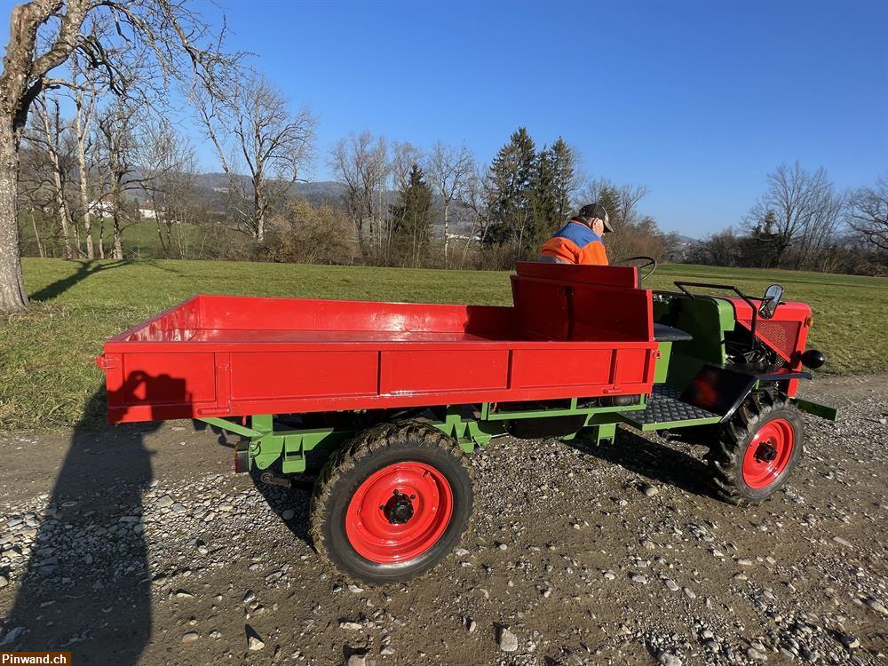 Bild 2: Oldtimer Landwirtschaftlicher Motorkarren mit Ausweis zu verkaufen