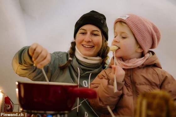 Bild 3: Fondue-Iglu Engstligenalp