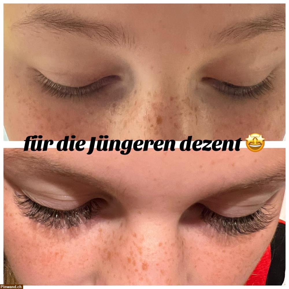 Bild 2: Wimpernverlängerung