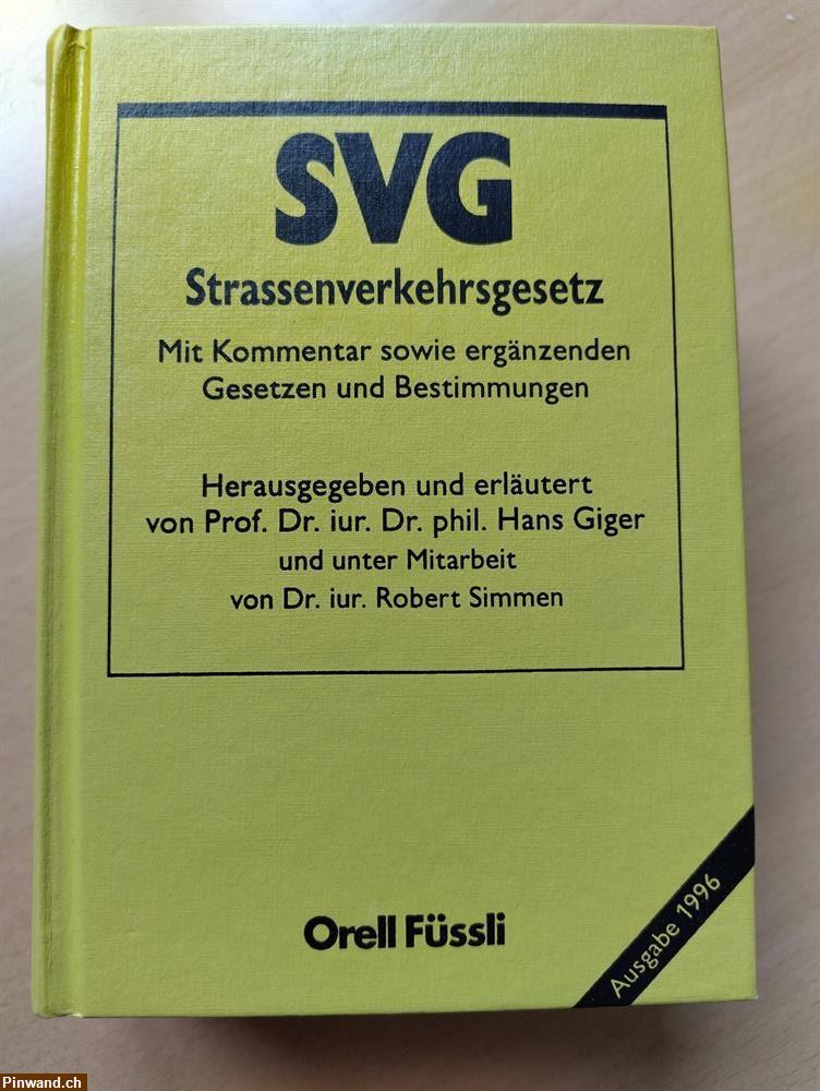 Bild 1: SVG Strassenverkehrsgesetz Ausgabe 1996 zu verkaufen