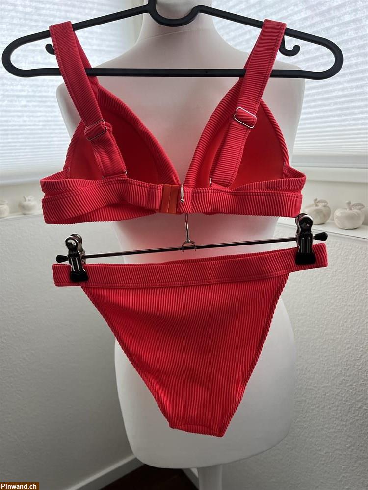 Bild 3: Damen Bikini hellrot zu verkaufen