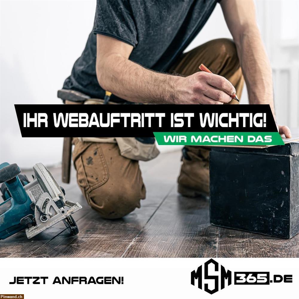 Bild 1: Digitaler Boost für Handwerker, mit modernem Webdesign