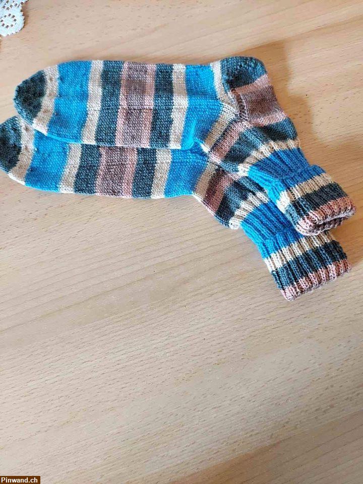 Bild 3: 3 Paar Handgestrickte Damen oder Herrensocken