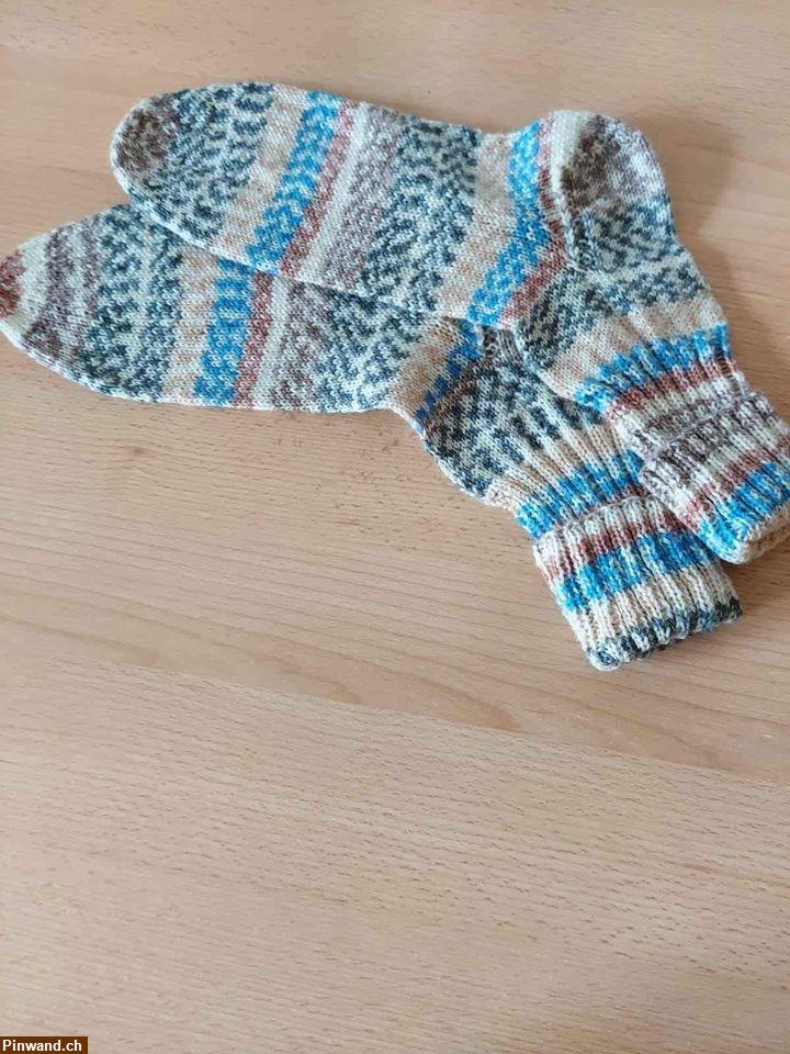 Bild 4: 3 Paar Handgestrickte Damen oder Herrensocken