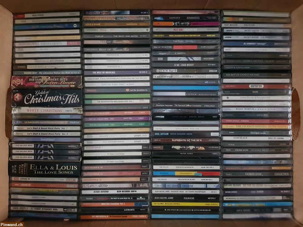 Bild 1: 300 CDs (Sampler, Alben, Singles) abzugeben