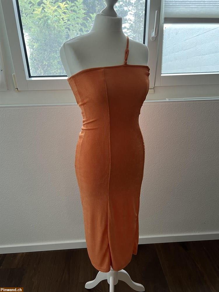 Bild 1: Sommer Kleid orange Gr. S