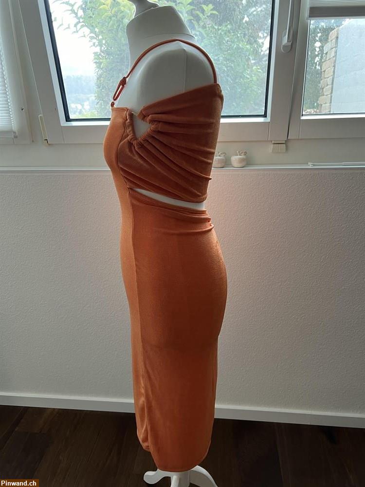 Bild 2: Sommer Kleid orange Gr. S