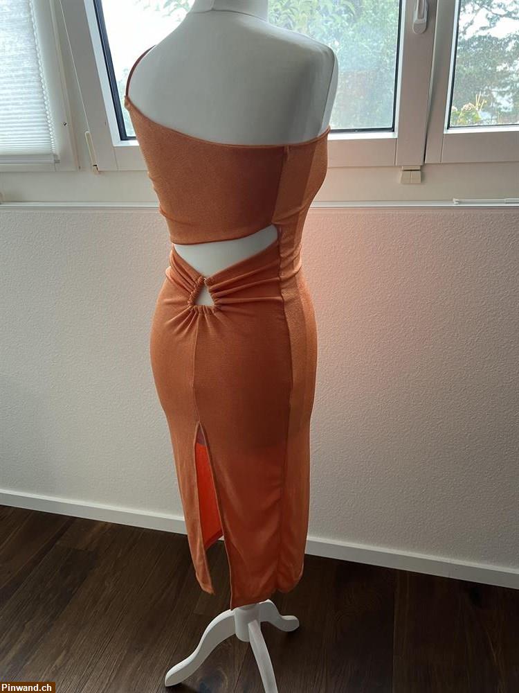 Bild 4: Sommer Kleid orange Gr. S