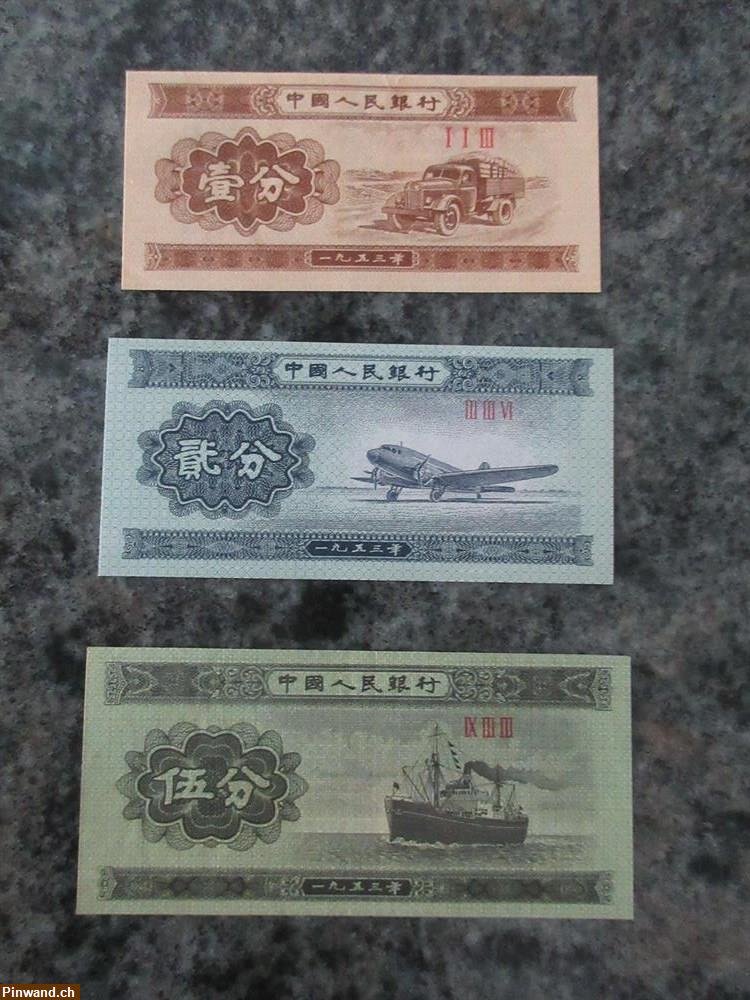 Bild 1: Banknoten China 1953