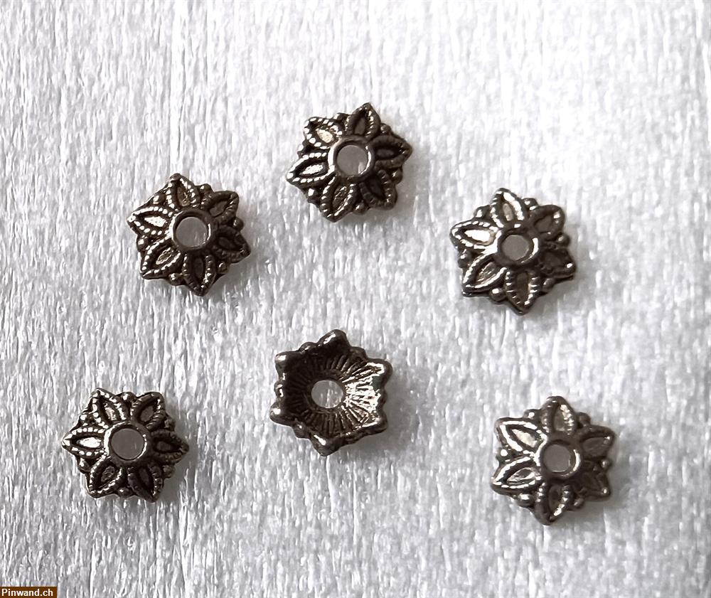 Bild 1: 6 mm Perlenkappen für Schmuck