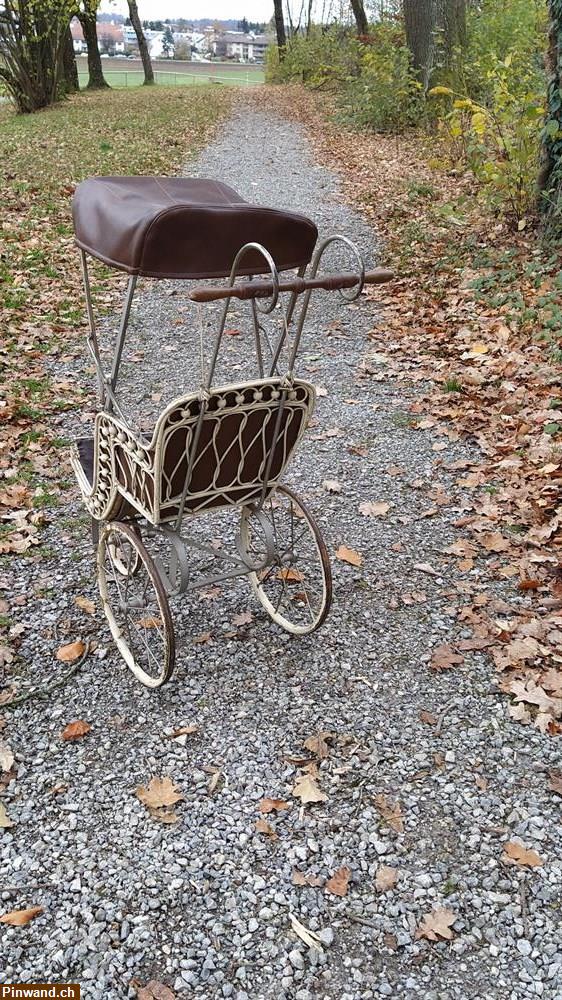 Bild 2: Antiker Kinderwagen (ca. 1900) zu verkaufen