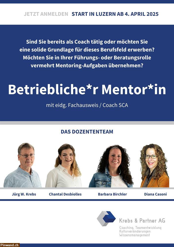 Bild 1: LU: Ausbildung Business Coach SCA