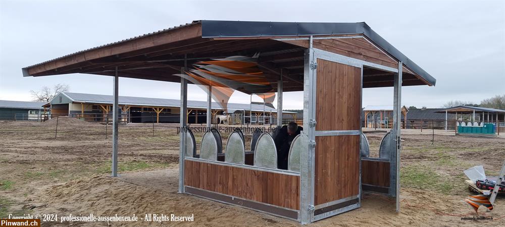 Bild 11: Pferdeunterstand & Laufstall zu verkaufen