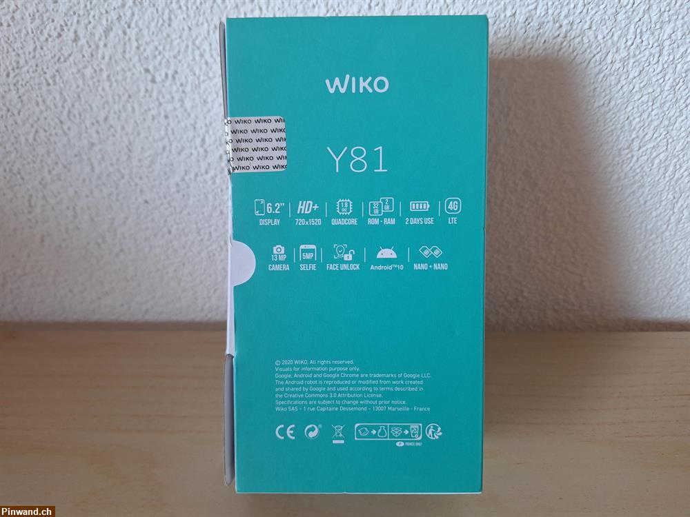 Bild 4: Wiko Y81 - 6.22" - 4000 mAh - Dual SIM 4G + SD Slot