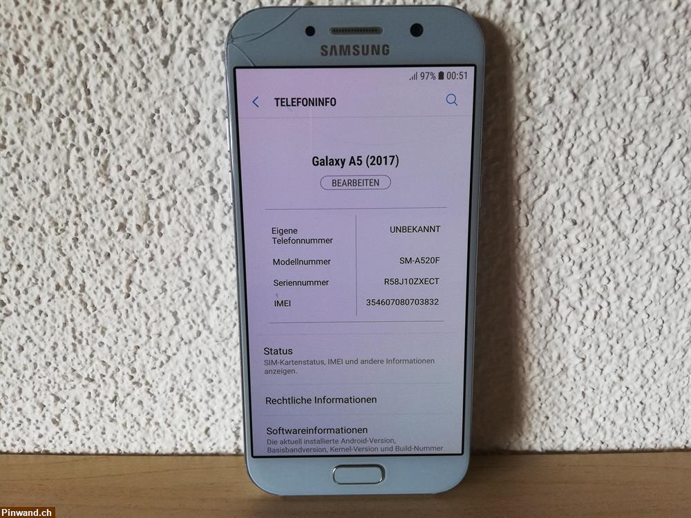 Bild 3: Samsung Galaxy A5 (2017), 32 GB inkl. Zubehör