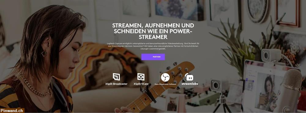 Bild 8: Live-Stream Full HD Kamera: Logitech Stream Cam USB-C