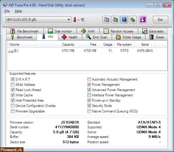 Bild 9: 2.5" HDD IDE IBM Travelstar 20GN DJSA-205 5 GB