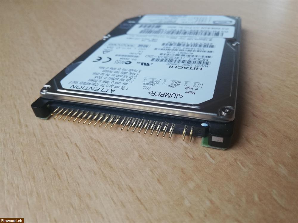 Bild 3: 2.5" HDD IDE Hitachi DK23CA-20 20 GB