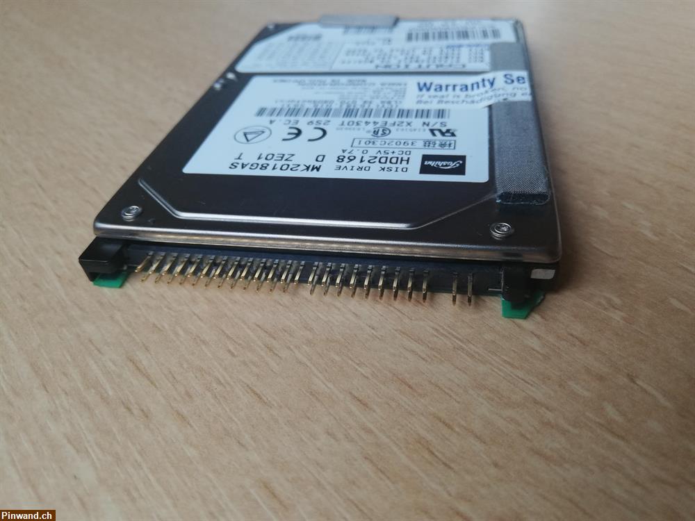 Bild 3: 2.5" HDD IDE Toshiba MK2018GAS 20 GB