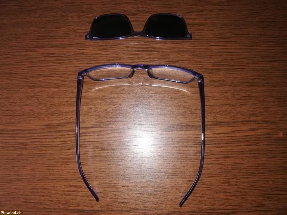 Bild 1: 2-in-1 Lesebrille mit getöntem Magnet Sonnenclip