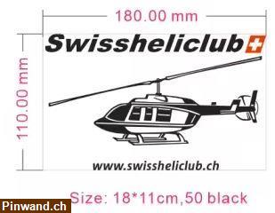 Bild 1: Autokleber Swissheliclub