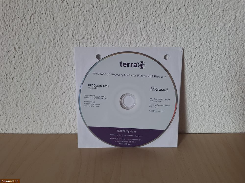 Bild 1: terra Windows 8.1 Recovery Media