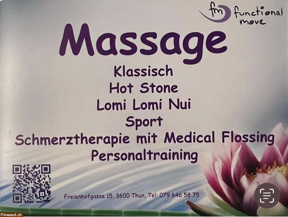 Bild 3: Massage diverse Techniken