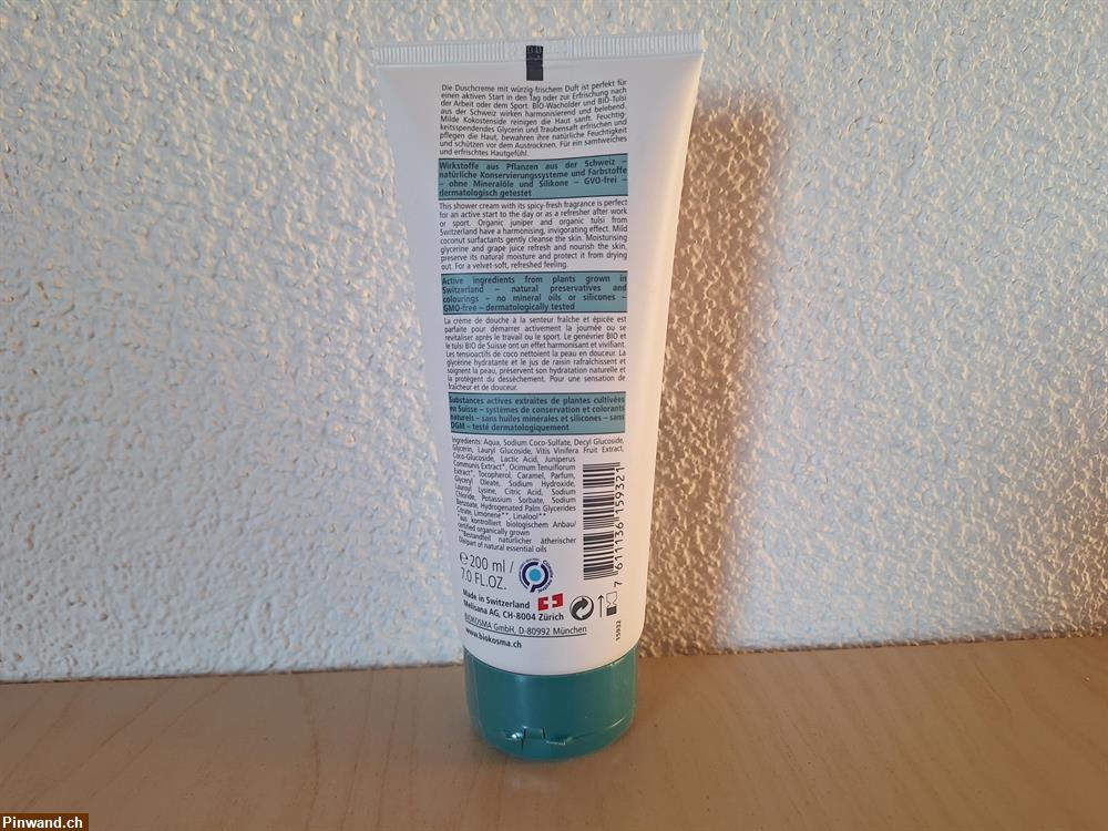 Bild 4: BIOKOSMA Shower Cream Wacholder Tulsi Bio 200ml