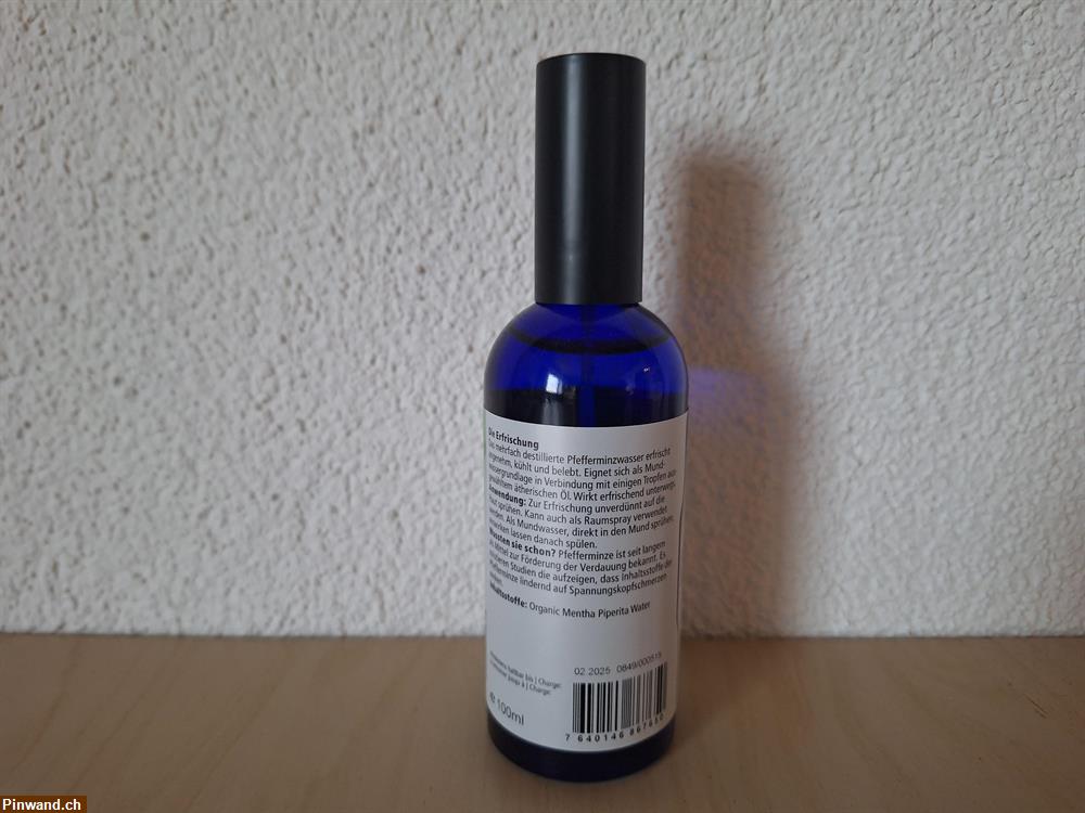 Bild 3: Aromalife Pfefferminze Pflanzenwasser Spray 100 ml BIO